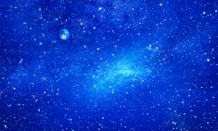 蓝色星空宇宙星空图