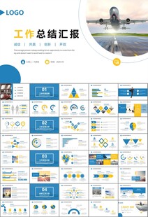 飞机民航局航空公司通用PPT