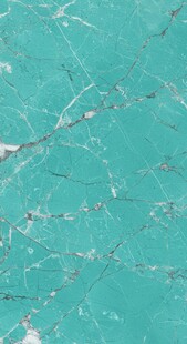 蓝绿色纹理大理石表面