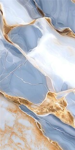 蓝金大理石纹理艺术图案