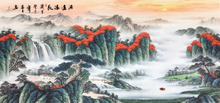 国画山水画