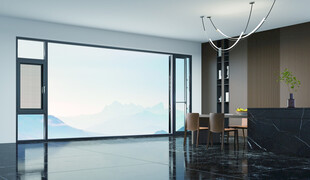 现代简约风宽敞明亮客厅