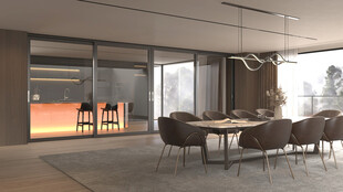 现代简约风格会议室场景