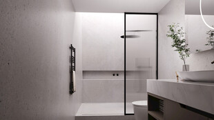 现代简约风浴室一角