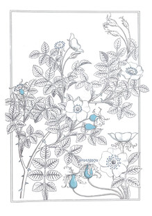 手绘花卉图案设计