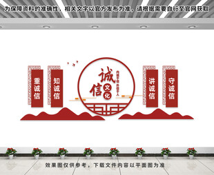 诚信文化墙