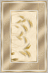 金色麦穗装地毯