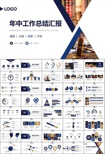 律师事务所年终工作总结PPT