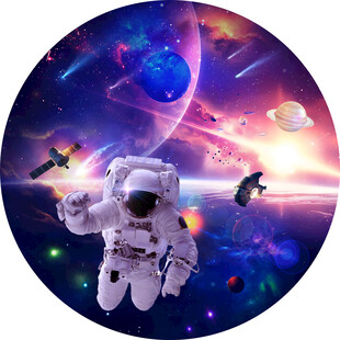圆形星空
