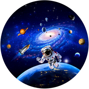 圆形星空