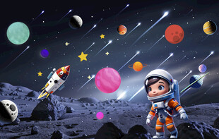 梦幻星空流星雨