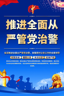 公安廉政展板