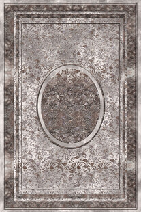 复古花纹方形地毯图案