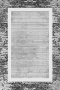 空白画框置于砖墙前