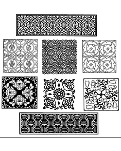 多样几何花纹图案设计