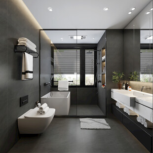 现代简约风浴室设计