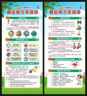 糖尿病健康教育展架