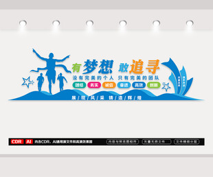 团队励志文化墙