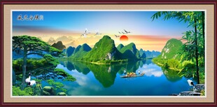 山水美景装饰画
