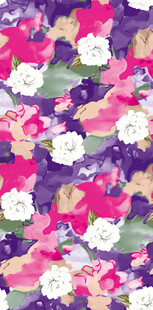 多彩花卉图案背景