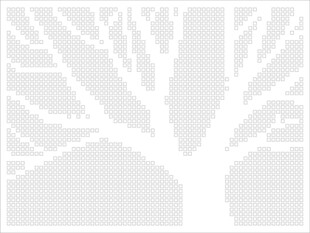 方孔大树镂空板