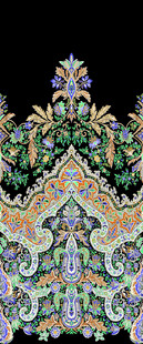 绚丽对称花纹图案