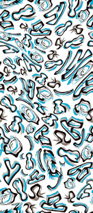 抽象多彩线条纹理图案