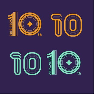 数字10创意设计图案