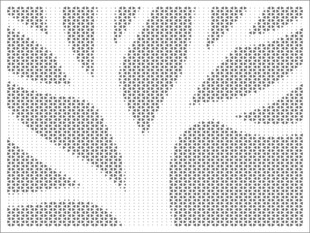 简约树状镂空图案设计