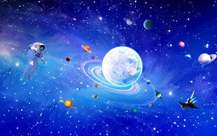 蓝色星空