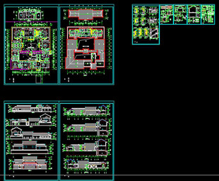 仿古四合院建筑规划设计