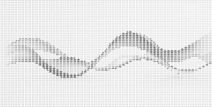 波浪形线条抽象图案