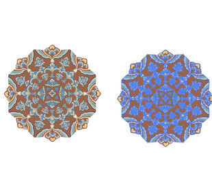 精美对称曼陀罗图案