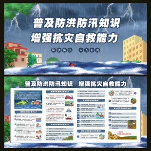 防洪防汛知识宣传栏