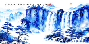 青花瓷高山流水