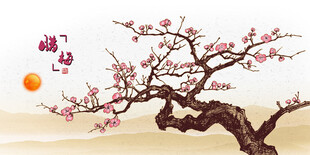 梅花手绘梅花