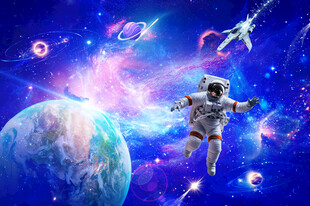 蓝色星空
