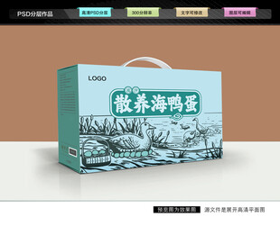 海鸭蛋礼盒 咸蛋包装