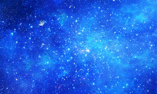 蓝色星空宇宙星空图