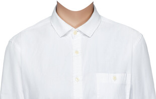 女士白色衬衫证件照衣服素材