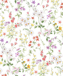 清新花卉图案背景