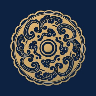 汉唐风格传统云纹传统图案