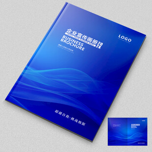 蓝色简约封面