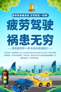 疲劳驾驶海报标语
