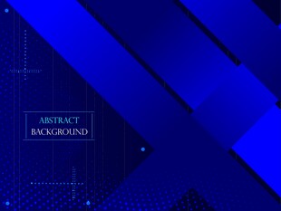 蓝色几何抽象矢量背景