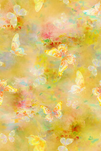 水彩蝴蝶 香云纱 扎染蝴蝶 