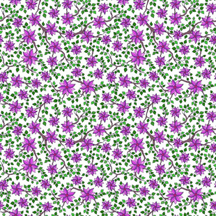 紫色花卉图案背景纹理