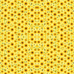 黄色向日葵图案背景