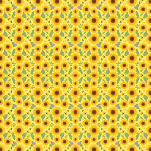 向日葵图案背景纹理