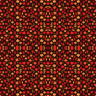 红色多彩几何图案纹理